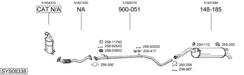 BOSAL SYS08338