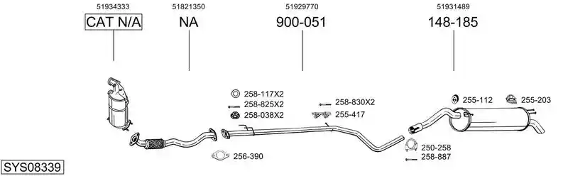 BOSAL SYS08339