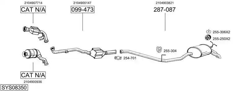 BOSAL SYS08350