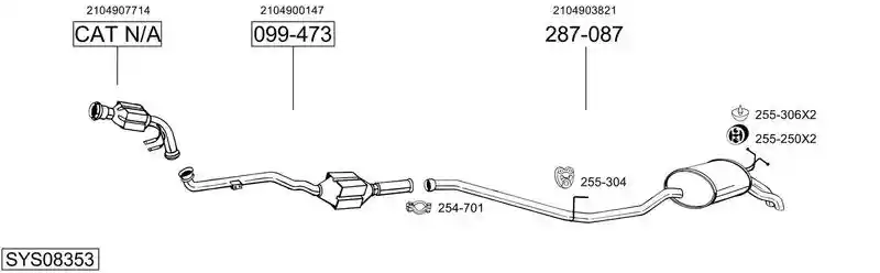 BOSAL SYS08353