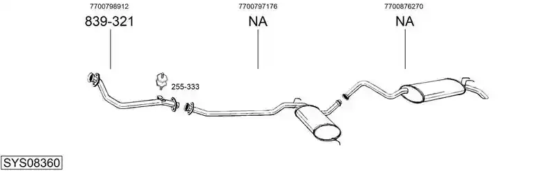 BOSAL SYS08360