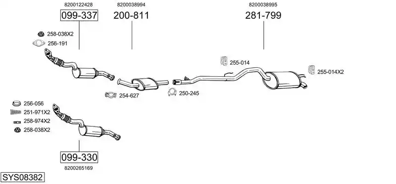 BOSAL SYS08382