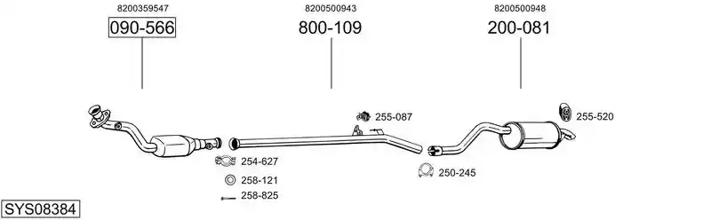 BOSAL SYS08384
