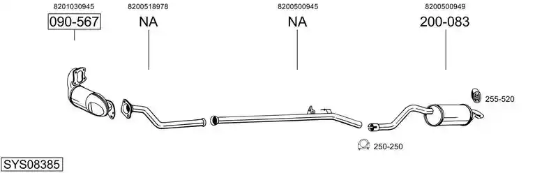 BOSAL SYS08385