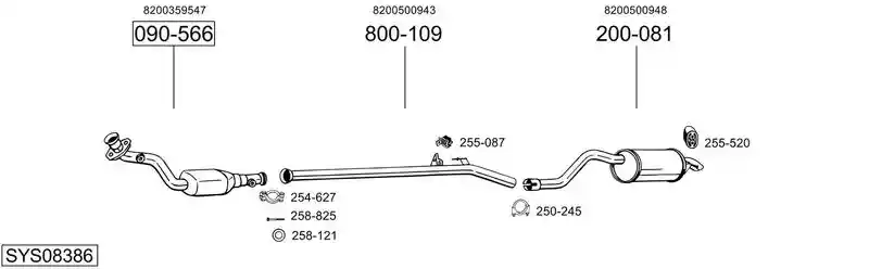 BOSAL SYS08386