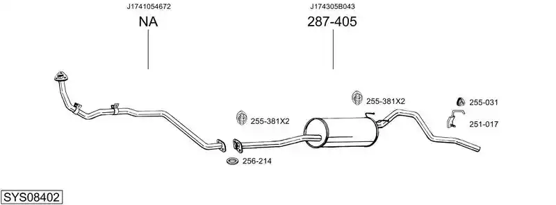BOSAL SYS08402
