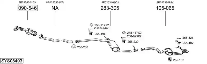 BOSAL SYS08403