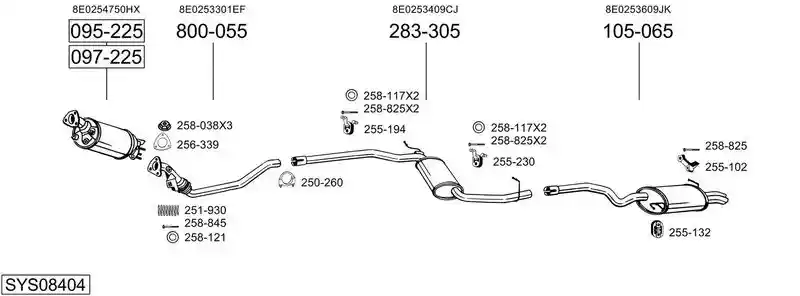 BOSAL SYS08404