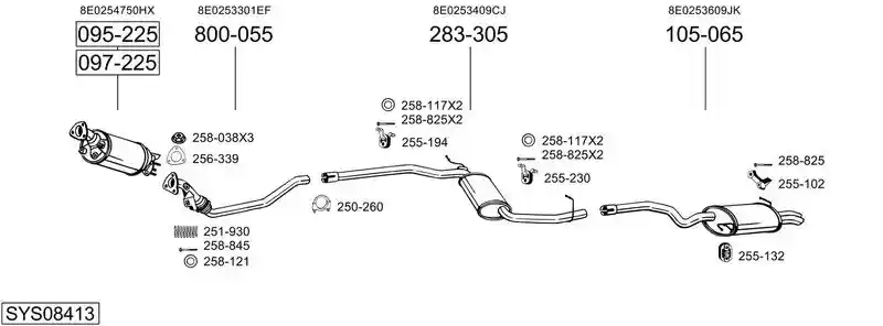 BOSAL SYS08413