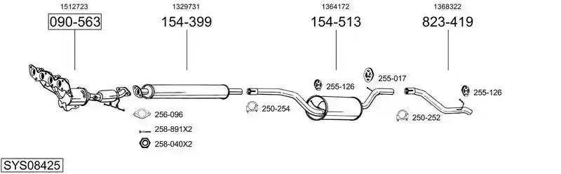 BOSAL SYS08425