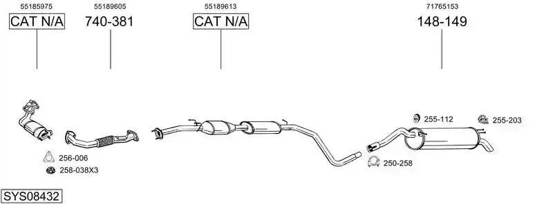 BOSAL SYS08432