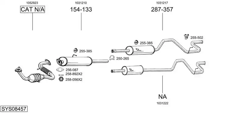 BOSAL SYS08457