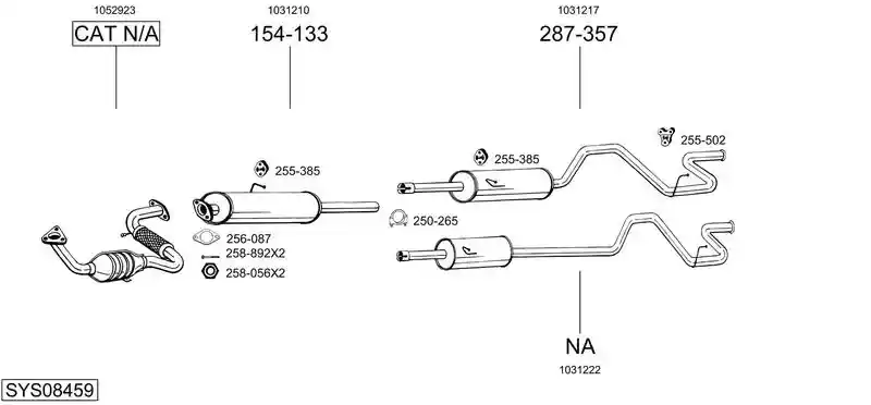 BOSAL SYS08459