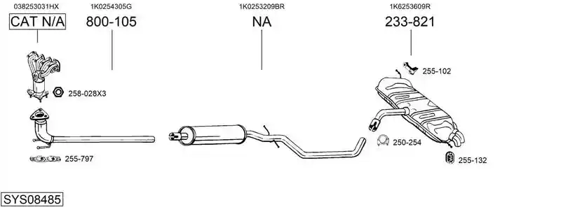 BOSAL SYS08485