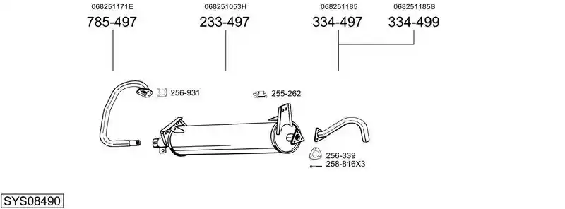 BOSAL SYS08490
