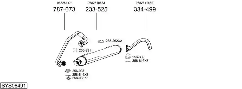 BOSAL SYS08491
