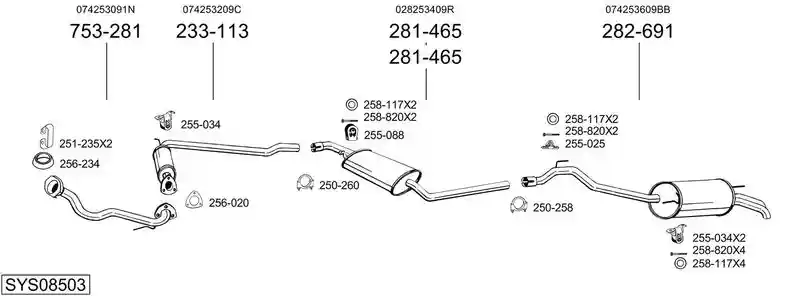 BOSAL SYS08503