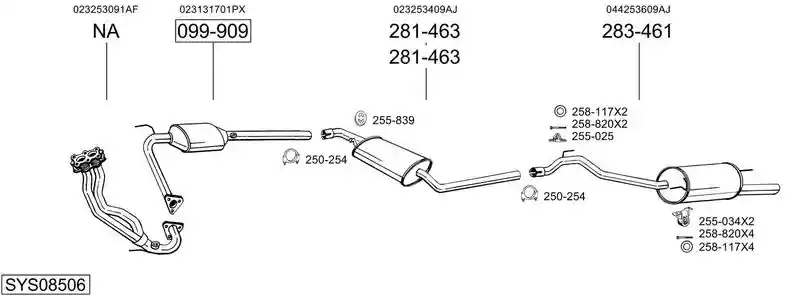 BOSAL SYS08506