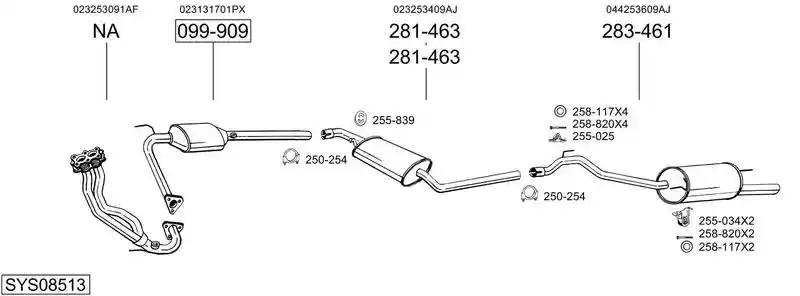 BOSAL SYS08513