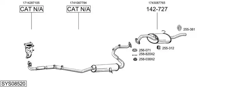 BOSAL SYS08520
