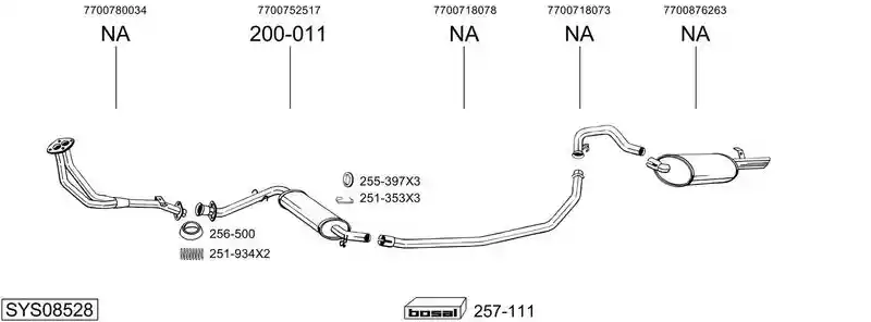 BOSAL SYS08528