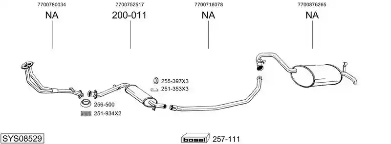 BOSAL SYS08529