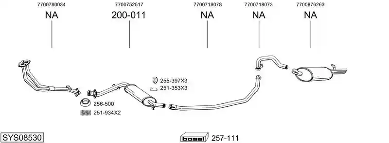 BOSAL SYS08530