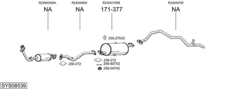 BOSAL SYS08539