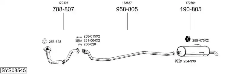 BOSAL SYS08545