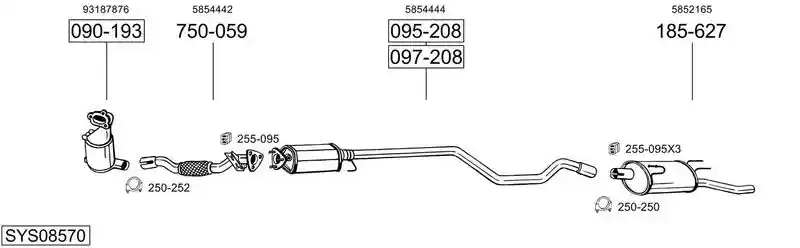 BOSAL SYS08570