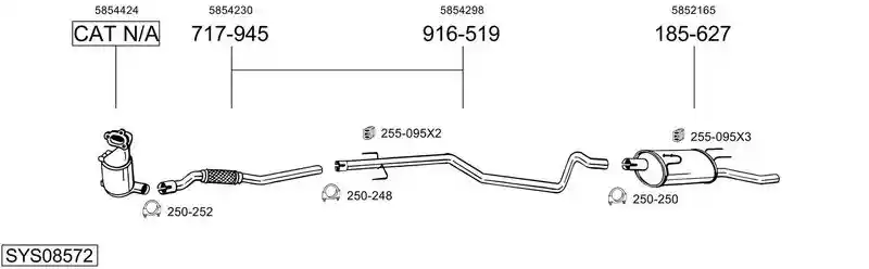 BOSAL SYS08572