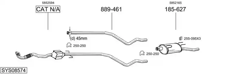 BOSAL SYS08574