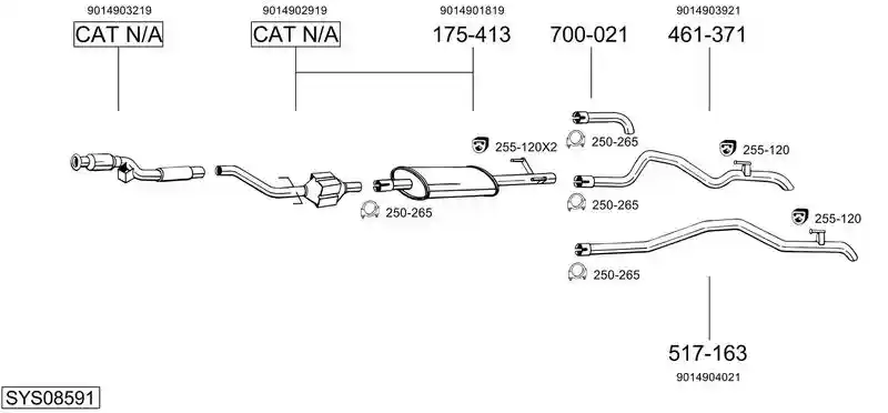 BOSAL SYS08591