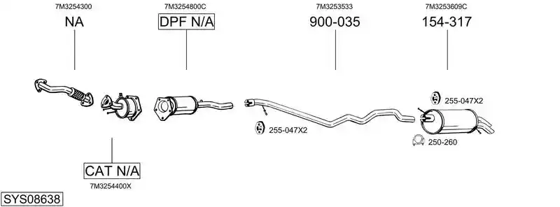 BOSAL SYS08638