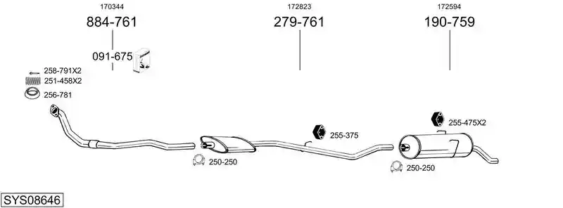 BOSAL SYS08646