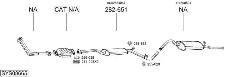 BOSAL SYS08665