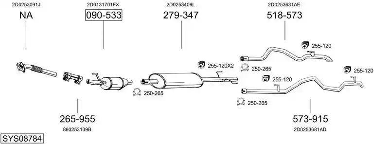 BOSAL SYS08784