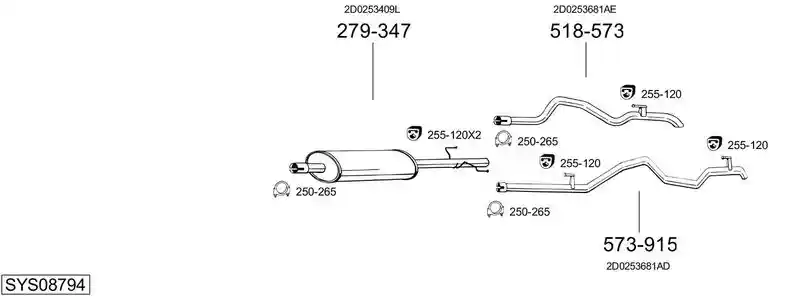 BOSAL SYS08794