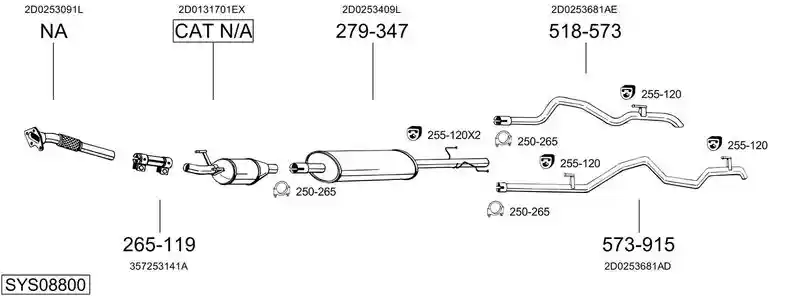 BOSAL SYS08800