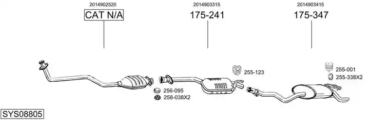 BOSAL SYS08805
