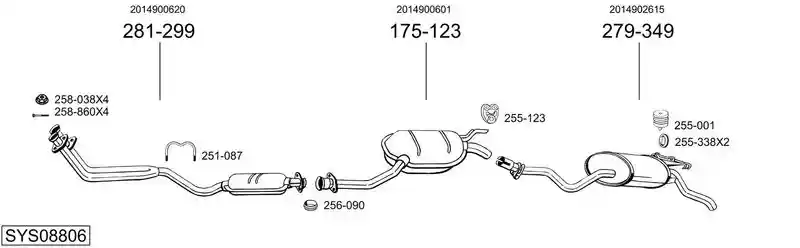 BOSAL SYS08806