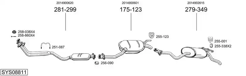 BOSAL SYS08811