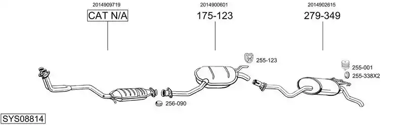 BOSAL SYS08814