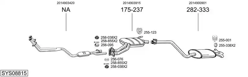 BOSAL SYS08815