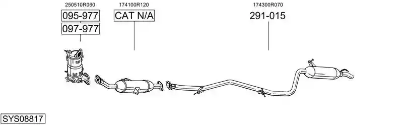 BOSAL SYS08817