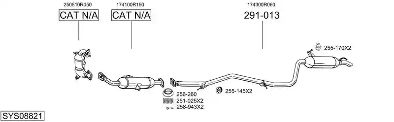 BOSAL SYS08821