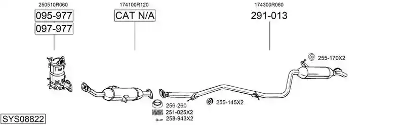 BOSAL SYS08822