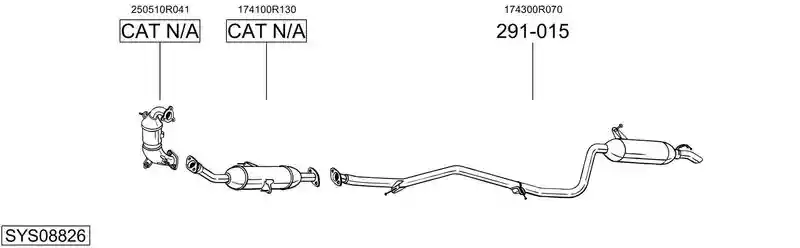 BOSAL SYS08826