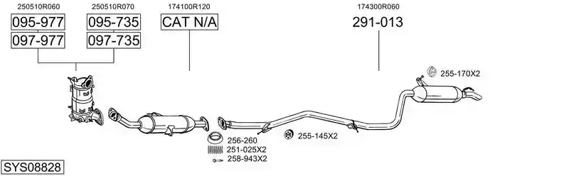 BOSAL SYS08828