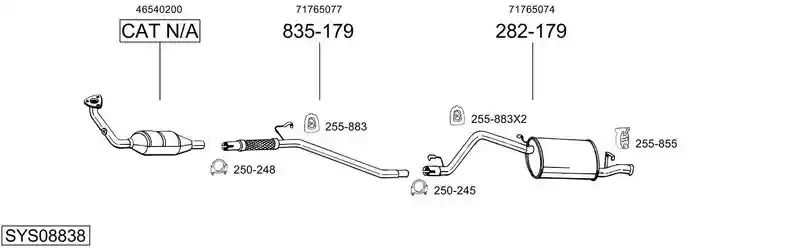 BOSAL SYS08838
